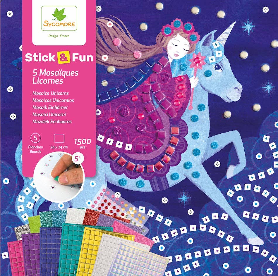 Stick'N Fun - Mosaics Unicorns