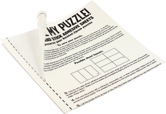 Save My Puzzle! Peel an Stick Adhesive Sheets