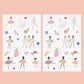Ballerina Temporary Tattoo Pack