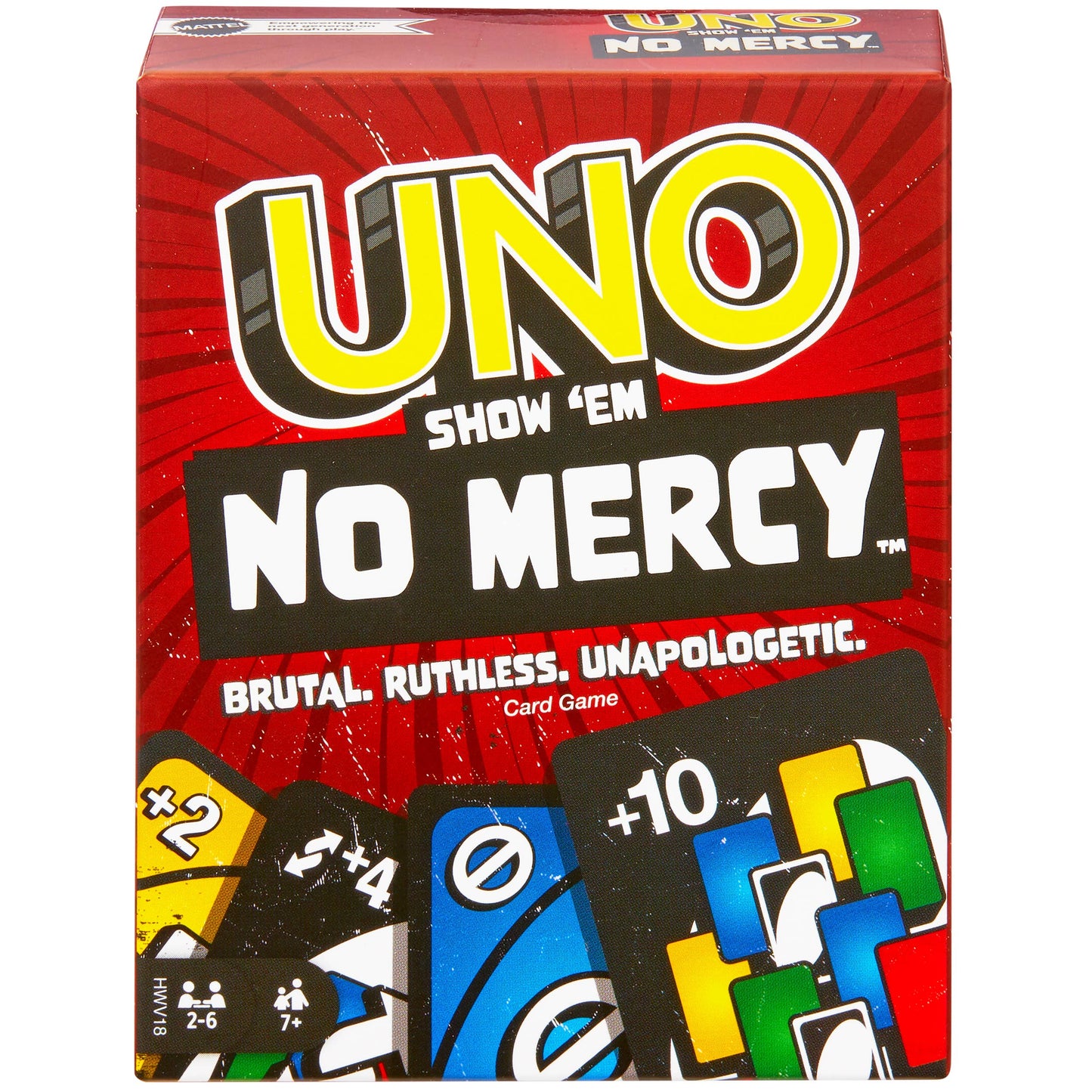 UNO No Mercy Card Game