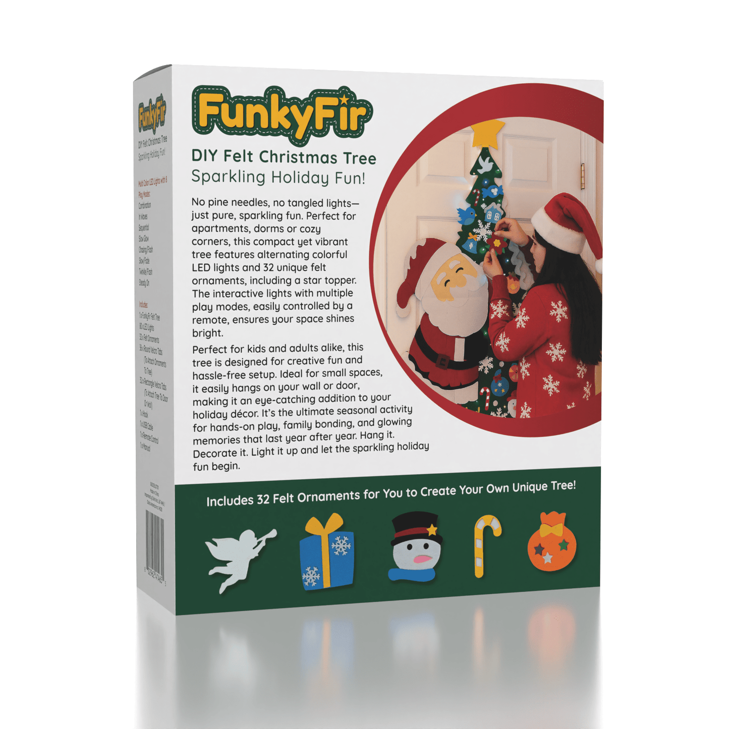 FunkyFir DIY Felt Christmas Tree