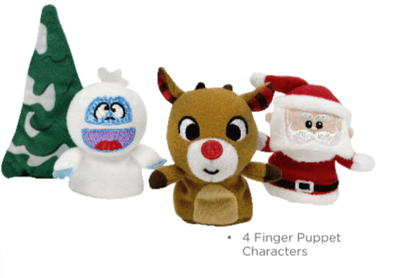 Rudolph Plush Finger Puppet Playset - Einstein's Attic