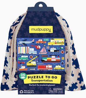 36 pc. Puzzle To Go Transportation