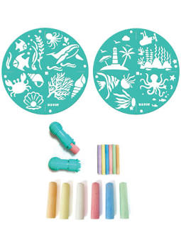 Sea Life Jumbo Stencil Kit
