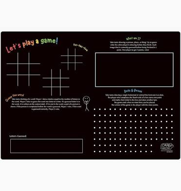 Reusable Activity Mat- play a game