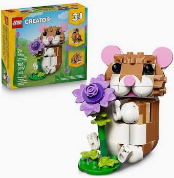 Lego 3 in 1 Hamster with Flower