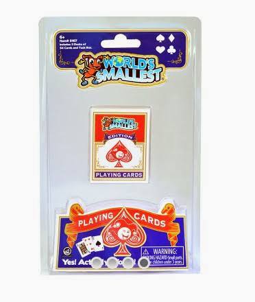 Worlds Smallest Playing cards