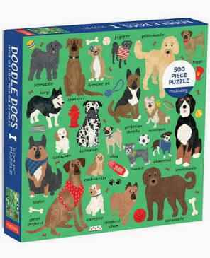 Puzzle 500 piece Doodle Dogs