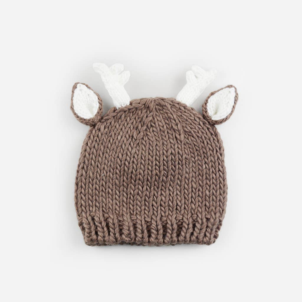 Hartley Deer Tan Knit Hat