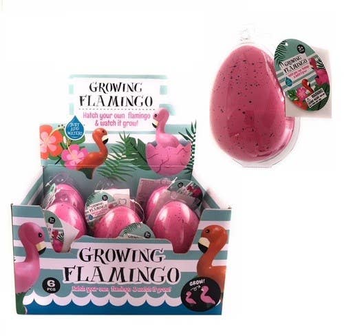 Jumbo Grow Egg - Flamingo