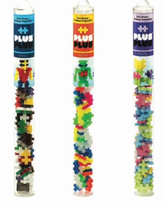 Plus-Plus - 70 piece Mini Maker Tube - Construction Building STEM / Steam Toy - Einstein's Attic