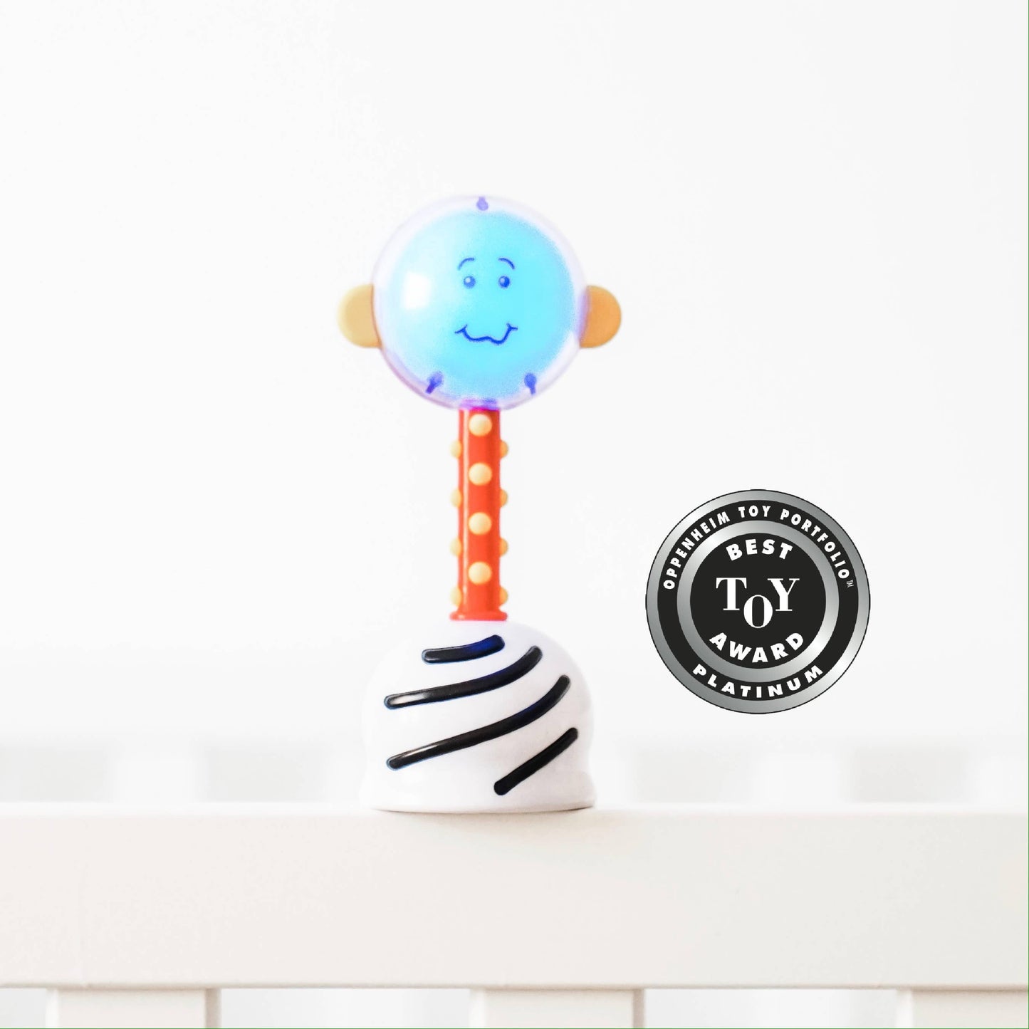 NogginStik Developmental Light-up Rattle