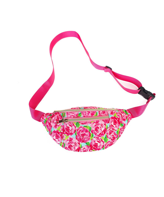 Floral Adjustable Belt Fanny Pack