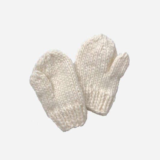 Classic Mittens, Cream | Baby & Kids Fall Back to School: XS; 3-6mths