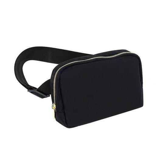 Black Fanny Waist Pack Belt Bag