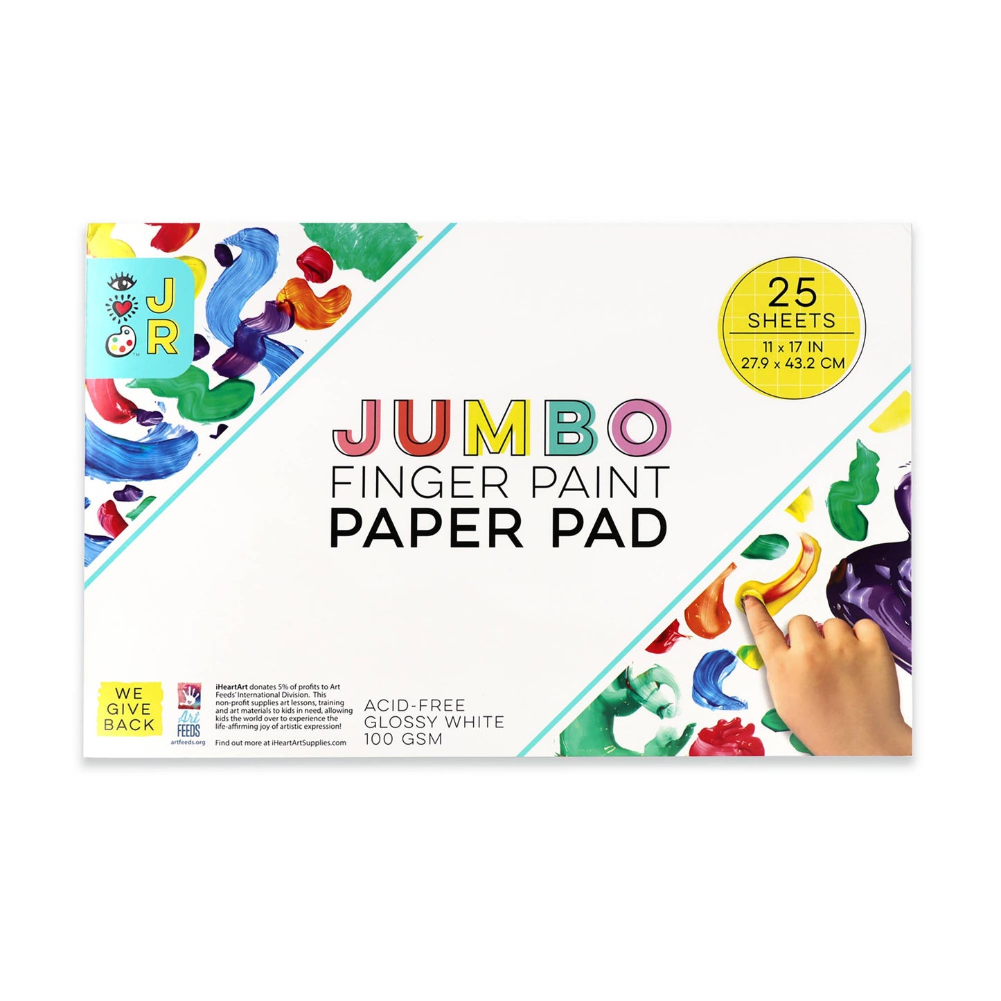 iHeartArt Jr Jumbo Fingerpaint Pad