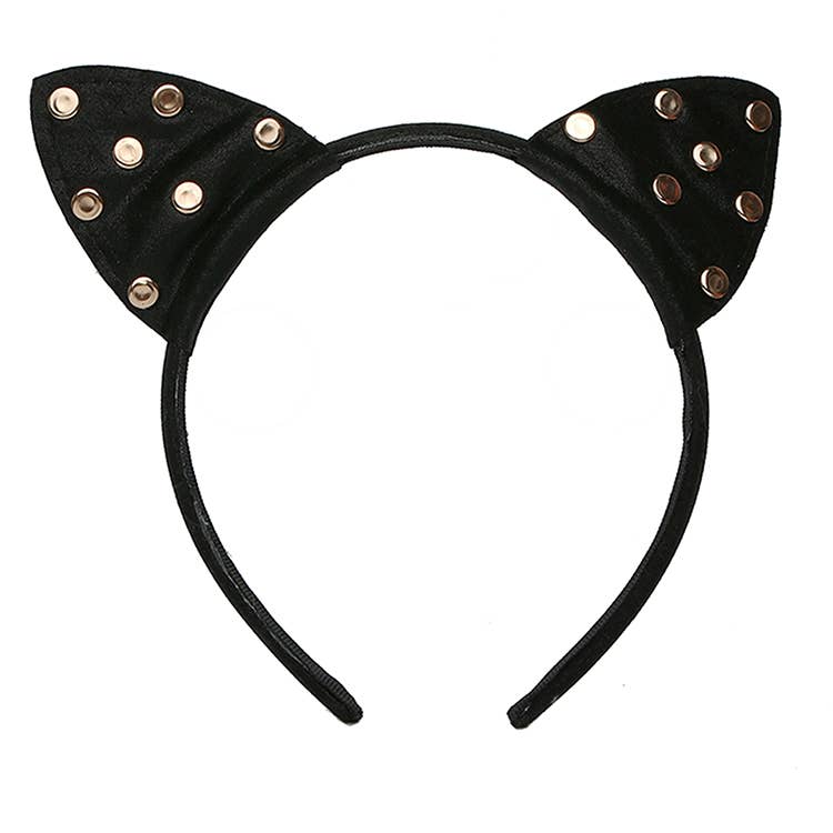 Studded Cat Ears Headband