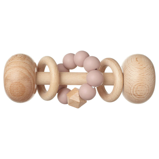 Wooden Rattle Blush