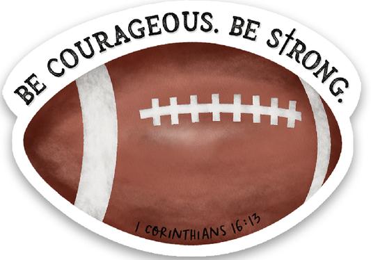 Football Be Strong Sticker