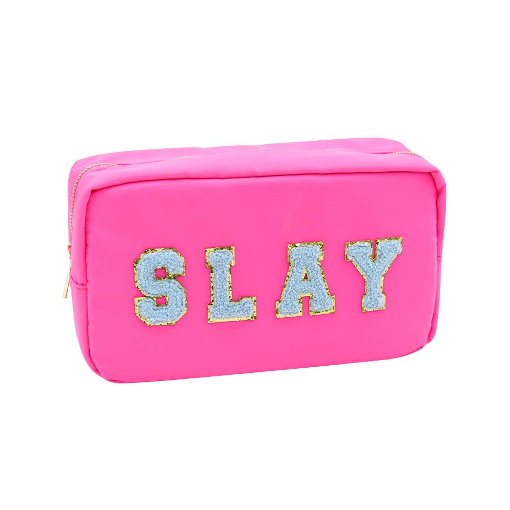 Nylon Cosmetic Bag SLAY