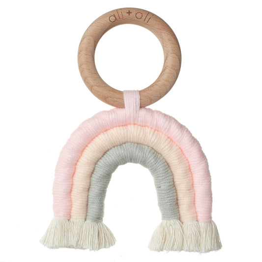 Macrame Rainbow Teether  (Cotton)