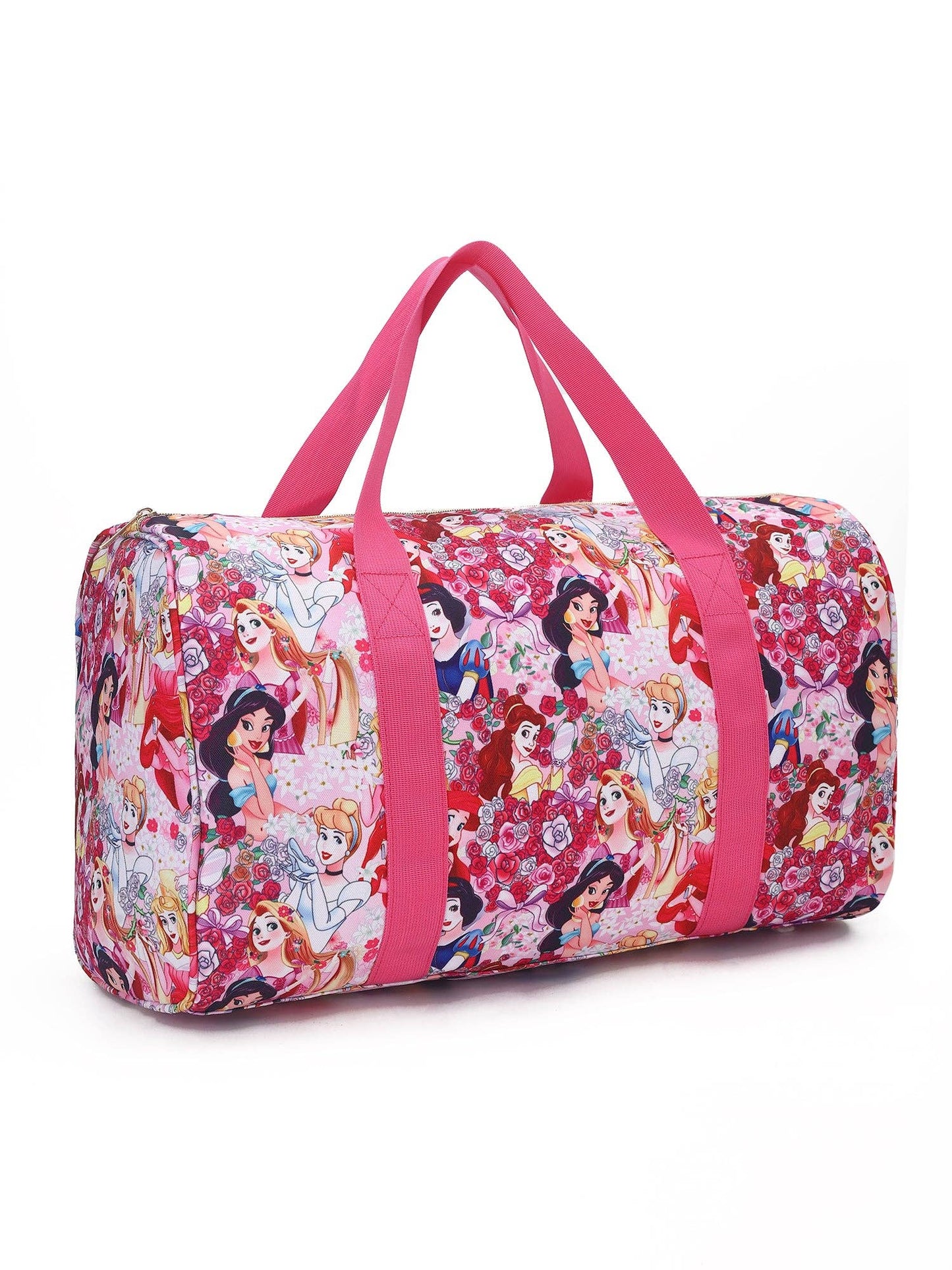 Pink Flower Princess Duffel Bag