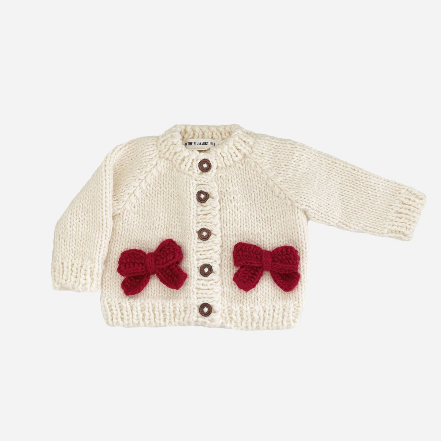 Bow Cardigan, Cream