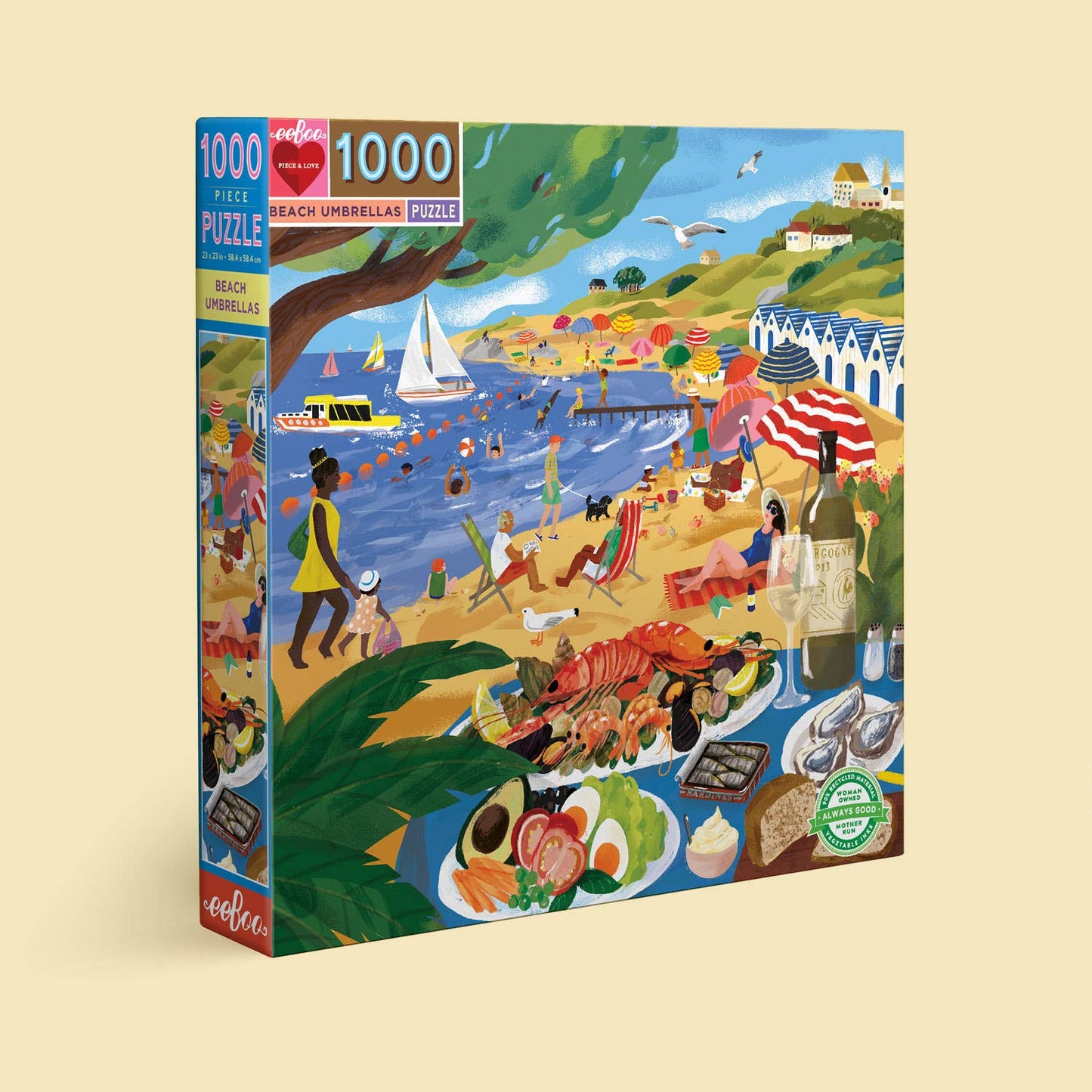 Beach Umbrellas 1000 Piece Puzzle