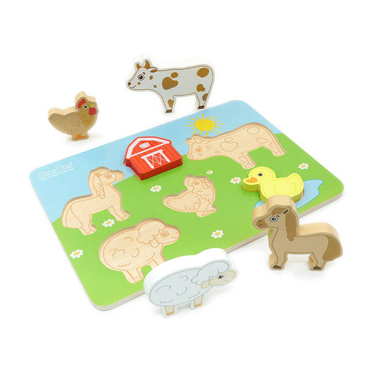 Wooden Chunky Farm Puzzle