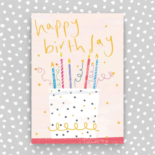 Happy Birthday Card for her - Birthday or celebration cake