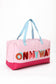On My Way Embroidery Duffel Bag