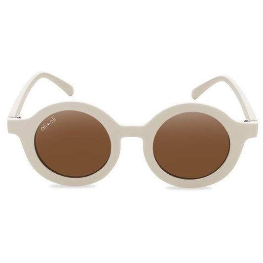 Kids Sunglasses Round (Vanilla)