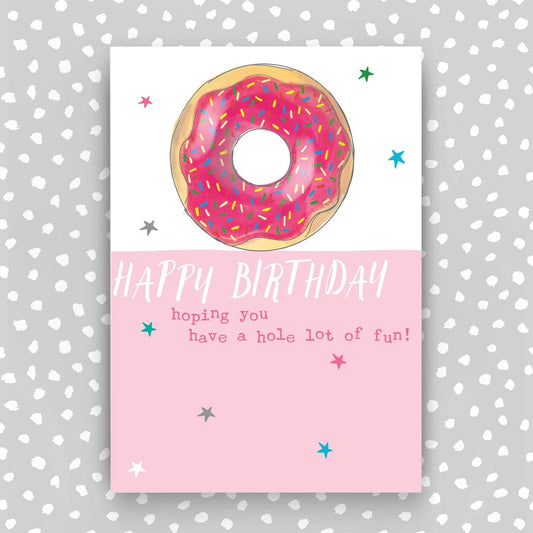 Children's Birthday Card  - Donut theme