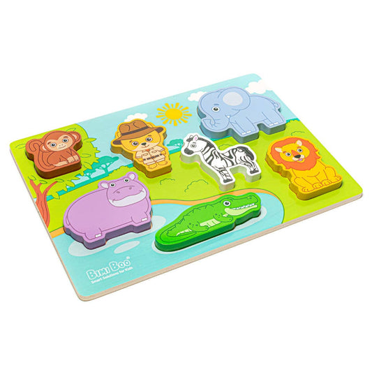 Wooden Chunky Safari Puzzle