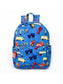 Cars Print Blue Backpack