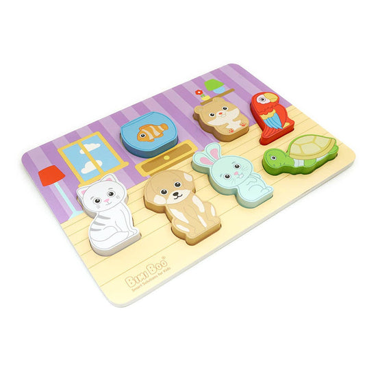 Wooden Chunky Pets Puzzle