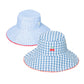 Cherry Gingham Reversible Sun Hat 3-6 Years