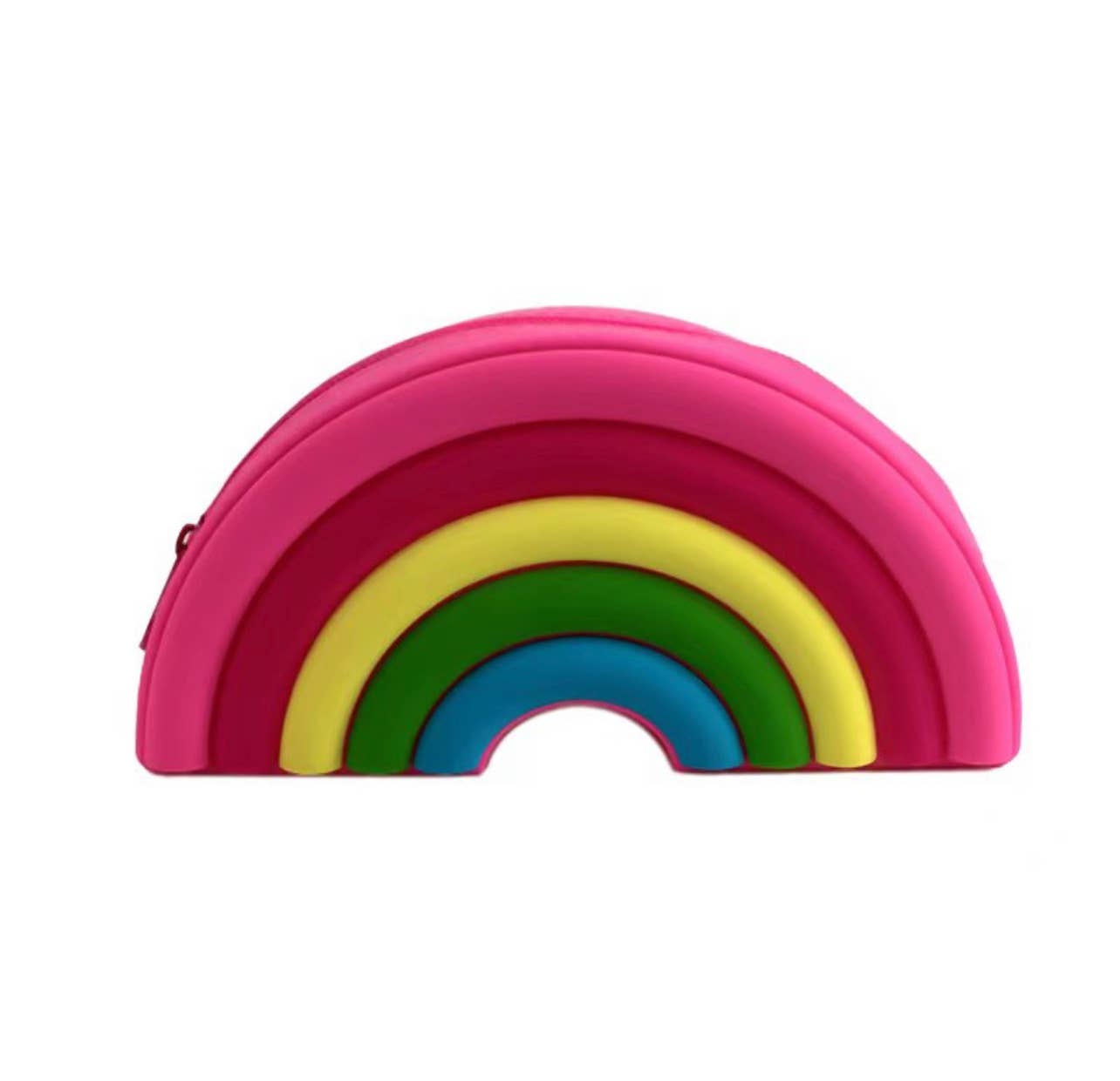 Silicone Jelly Rainbow Pencil Case Pouch