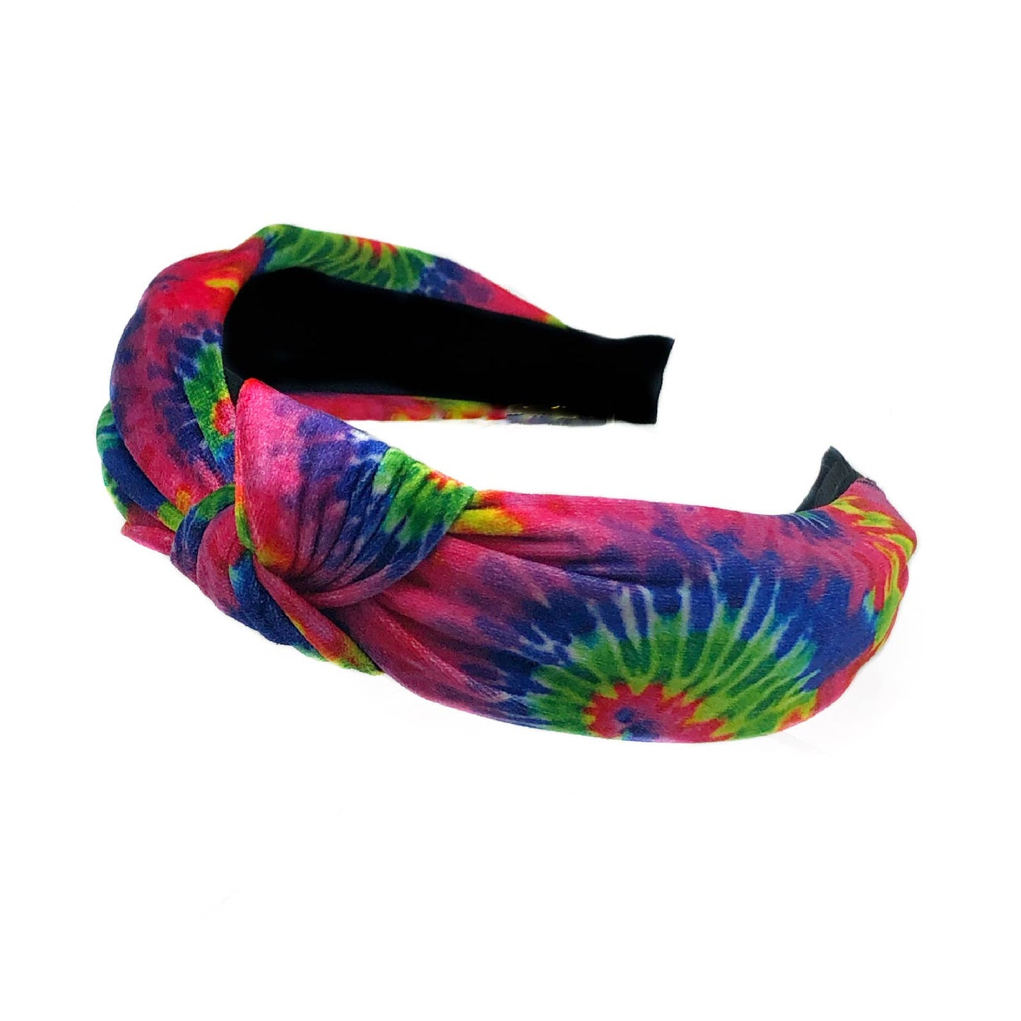 Tie Dye Rainbow Knot Headbands