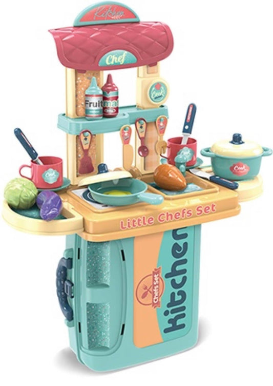 Playset Chef Kitchen Playset in a Case, 36 pcs - Einstein's Attic