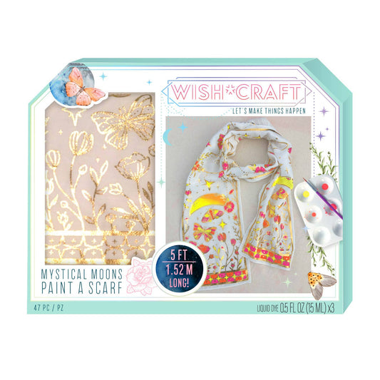 Wish*Craft Mystical Moons Paint A Scarf