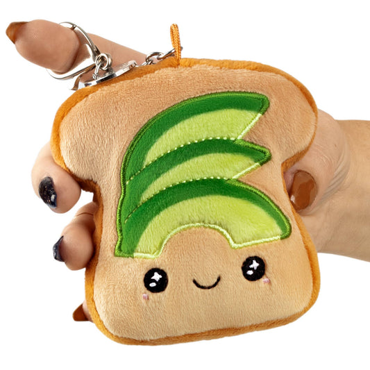 Micro Squishable Avocado Toast; backpack clip, key chain