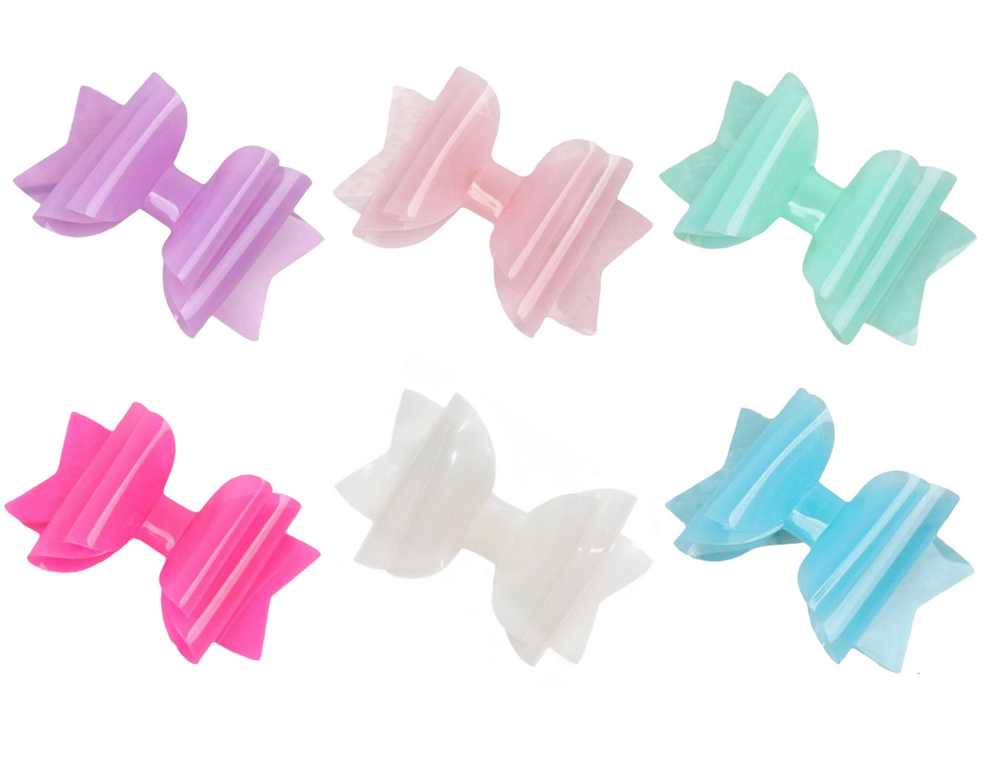 Jelly Swim Waterproof Hair Bows