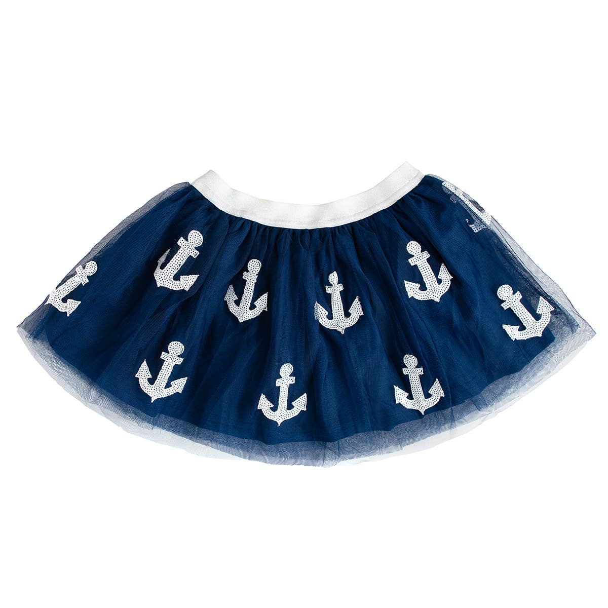 Anchor Tutu - Dress Up Skirt - Kids Summer Tutu: 4-6Y