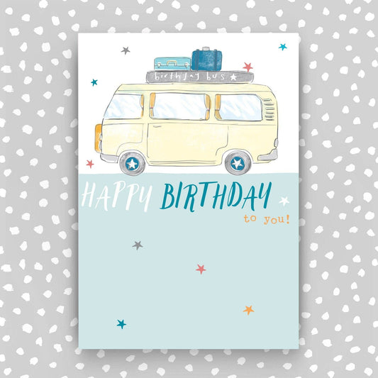 Happy Birthday Card for friends - Camper