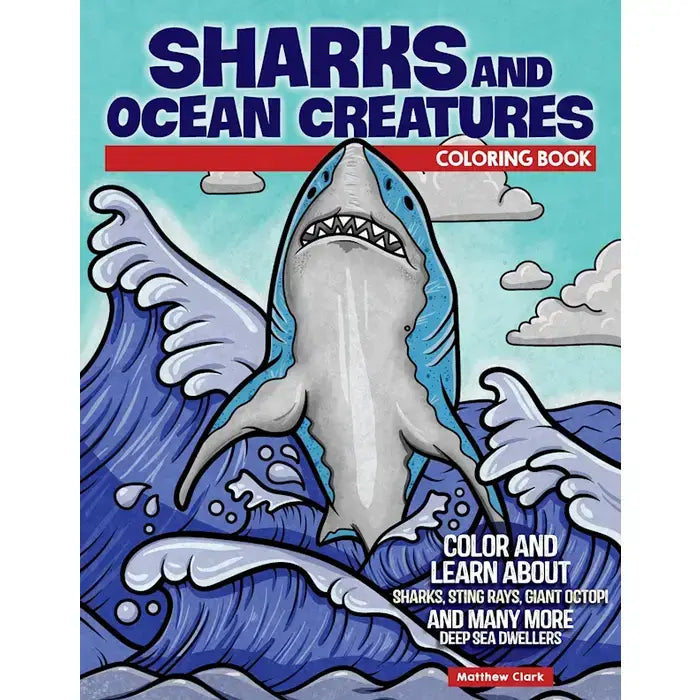 Coloring Book -  Ocean Creatures