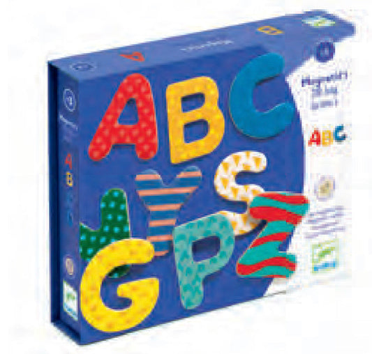 38 Big Letters Alphabet Wooden Magnets - Einstein's Attic