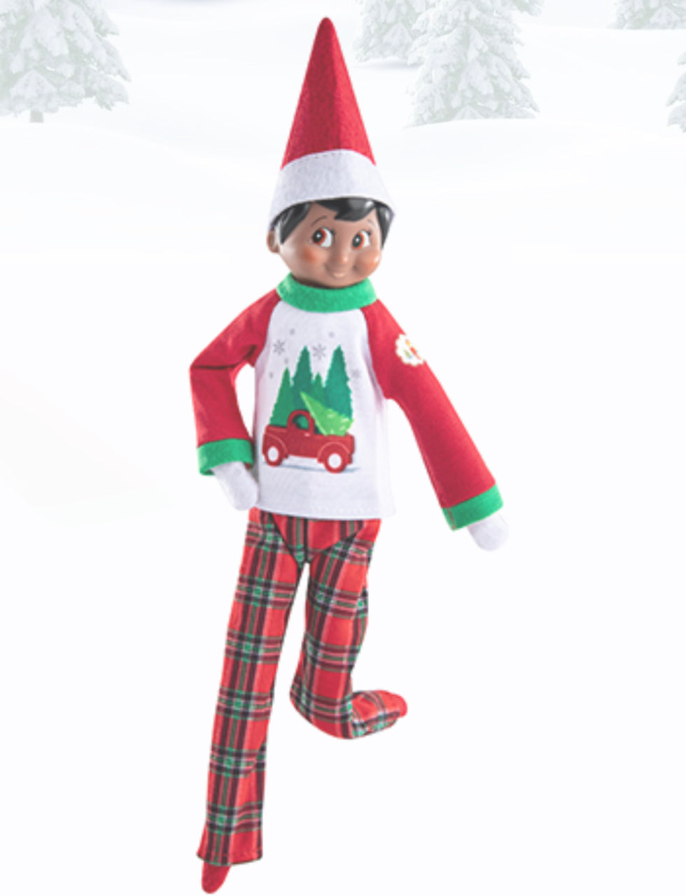 Elf Claus Couture Tree Farm PJs