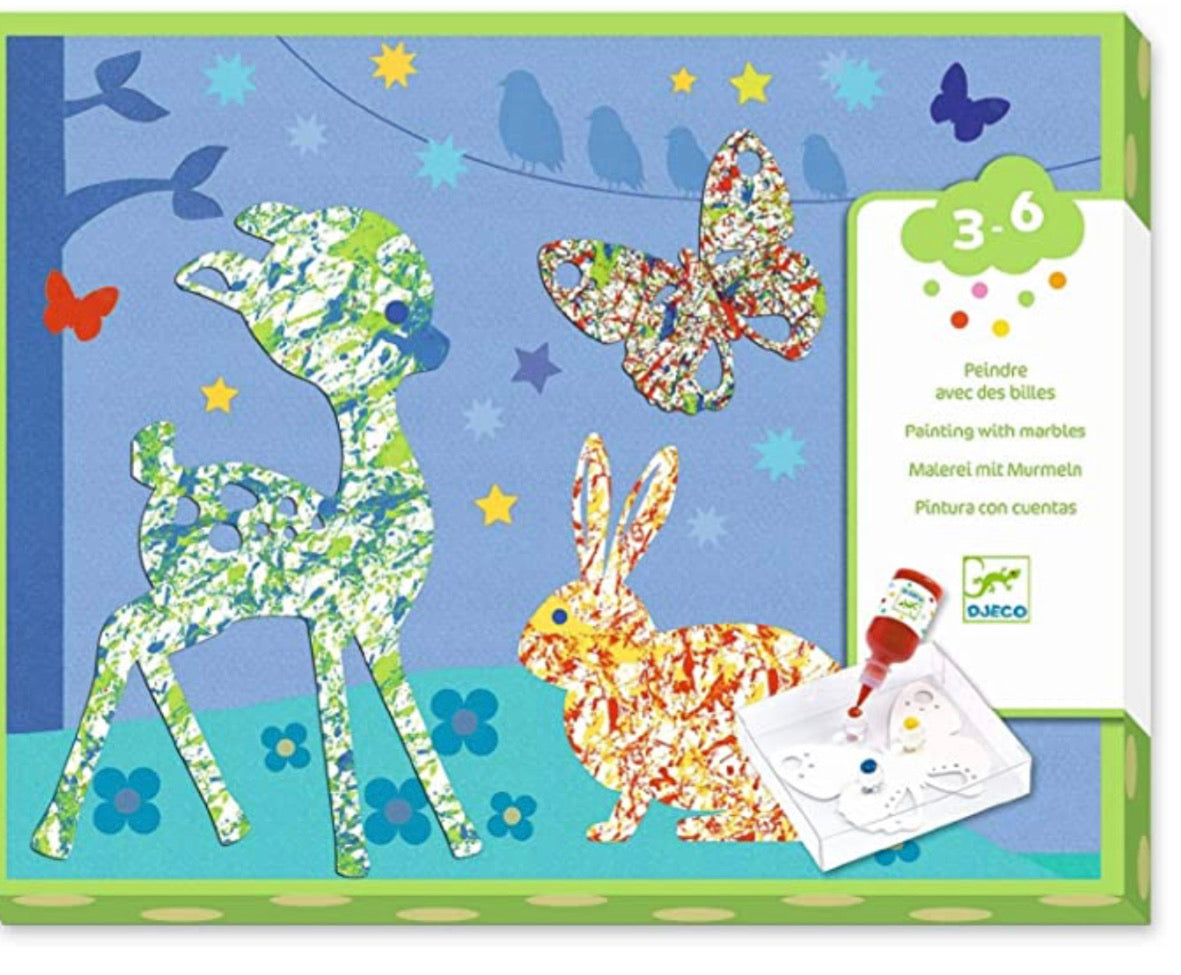 Le Petite Artist- Marble Painting, ages 3-6 - Einstein's Attic