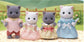 Calico Critters Persian Cat Family